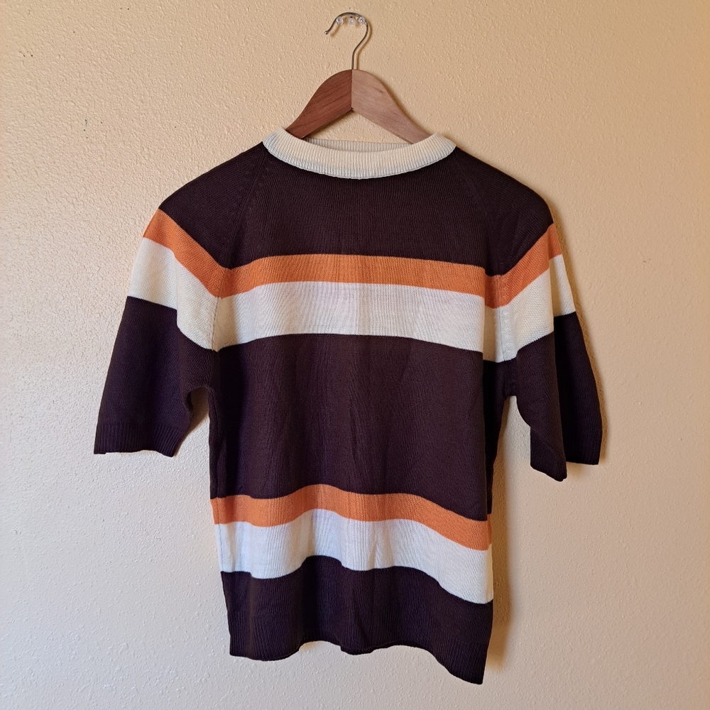 60s, 70s, vintage short sleeve knit